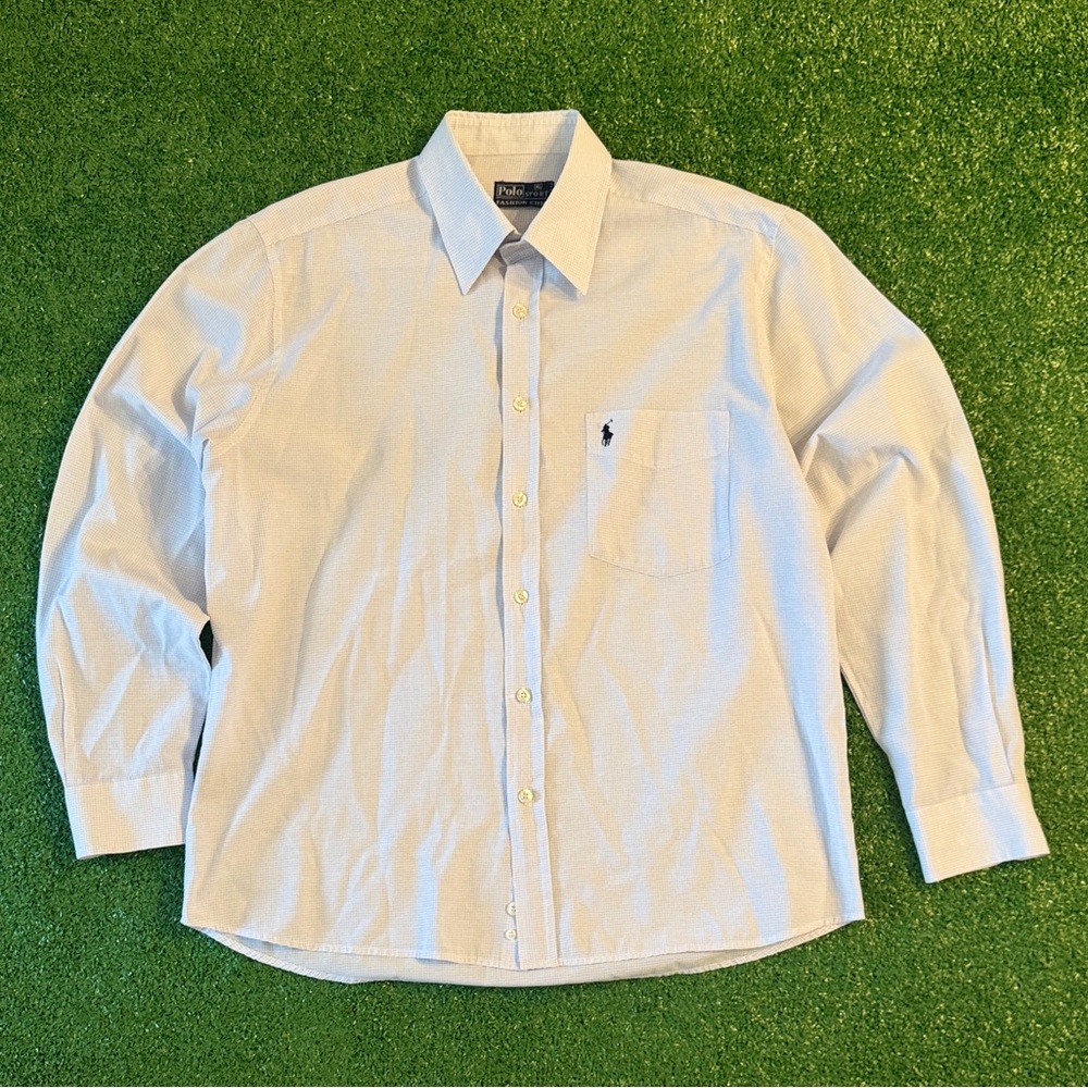 Vintage Polo Ralph Lauren Sport Button Shirt; Mens  XL